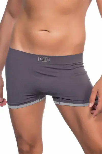 Antrasit MI 2104 Soft Erkek Boxer