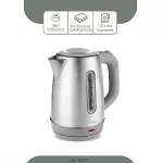 İNOKS ÇELİK KETTLE SU ISITICISI KABLOSUZ KULLANIM 1.8LT 360° DÖNEBİLME OTOMATİK KAPANMA SK-8031 (4745)-4