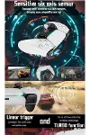 P4 Plus Bluetooth Titreşimli PS4/PS5 Uyumlu PC Telefon Joystick Kablosuz Oyun Kolu-5