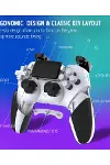 P4 Plus Bluetooth Titreşimli Ps4/ps5 Uyumlu Pc Telefon Joystick Kablosuz Oyun Kolu siyah-4