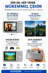 Dijital Kamera 4K HD 48MP 8X Zoom Flaşlı Kayar Retro Video Kamera 2.4’’ Ekran 64GB SD Kart Hediyeli Gümüş-4