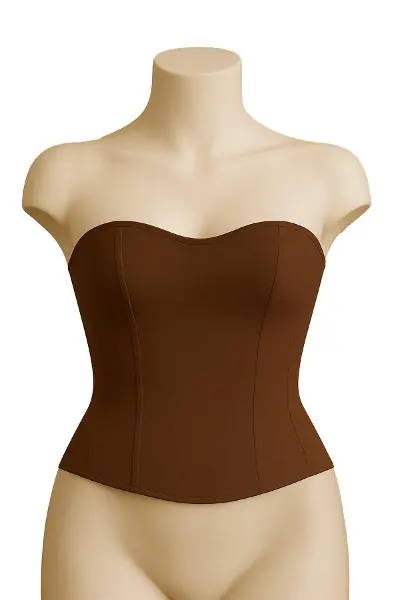 Kahverengi MI Emay 9155 Terletici Korse Büstiyer