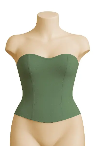 Yeşil MI Emay 9155 Terletici Korse Büstiyer