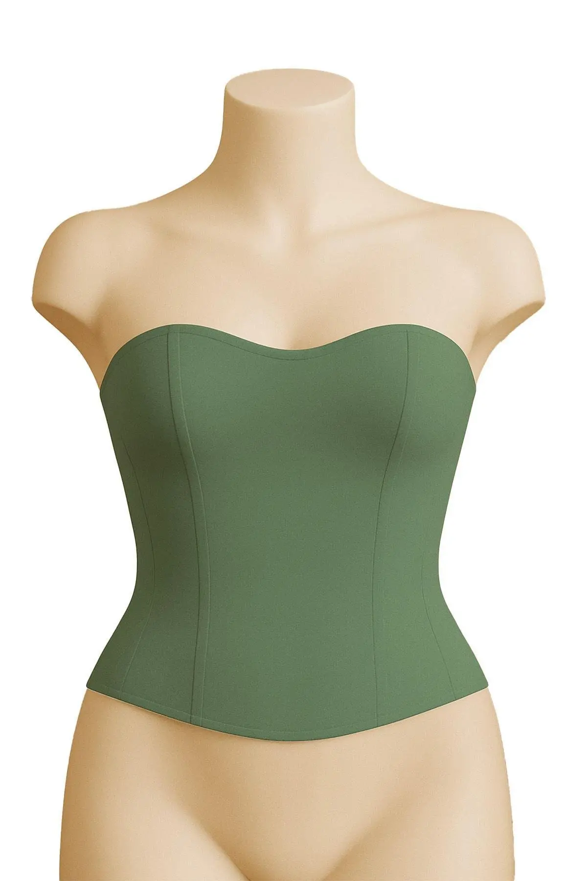 Yeşil MI Emay 9155 Terletici Korse Büstiyer