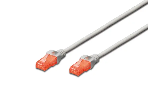 Patch Kablo, U-UTP, CAT. 6, 0.5 metre, AWG 26/7, Cu, LSZH, Beyaz renk DK-1617-005/W