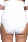 Beyaz Yüksek Bel Double Slip Korse-3