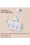 Termal Akım Korumalı 3’lü Duvar Tipi Priz 1x USB 2x Type-C Çıkışlı Grup Priz Çoğaltıcı (3500W)-7