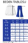 Kız Çocuk Tam Kalıp Üst Oversize Alt Taytlı Hun Tasarım 198 Alt Üst Takım-4