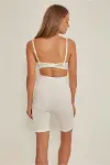 Beyaz MI Emay 3005 Soft Uzun Paçalı Boxer Korse-1