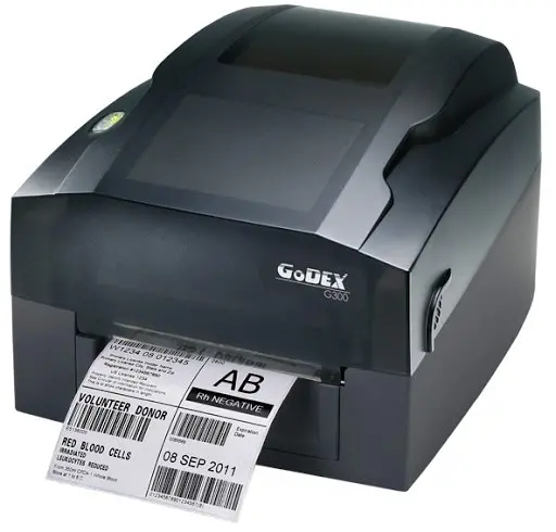 GE300 203DPI TERMAL TRANSFER SERİ+USB+ETHERNET BARKOD YAZICI