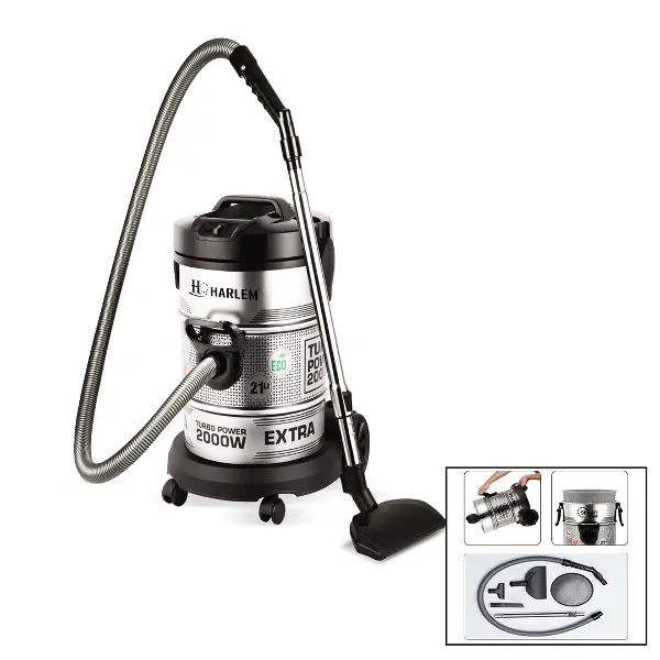 TORBASIZ - KURU VAKUMLU - METAL KASA ELEKTRİKLİ SÜPÜRGE 21LT - 2850W HSV-622DVC (4745)