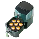 7 Gözlü Silikon Çok Amaçlı Airfryer Muffin Cupcake Kek ve Çörek Pişirme Kalıbı (4745)-3