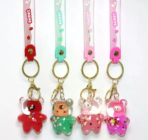Sulu Silikon Anahtarlık Spiderman, Labubu,Kapibara, Hello Kitty Alk5283