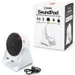 SOUNDPAD 5IN1 - 5W - 2000mAh TEMAS İLE SES YÜKSELTME - TELEFON STAND - USB-C ŞARJ BEYAZ İNDİKSİYON SES YÜKSELTİCİ BLUETOOTH HOPARLÖR SPEAKER EKD-S11 (4745)-1