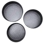 3 PARÇA  YUVARLAK - RENKLİ KELEPÇELİ METAL KEK KALIP 24-26-28CM (4745)-3