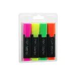 YUMA YM-792-4  792-T-Y-S-P   4PCS  FOSFORLU KALEM  TURUNCU - YEŞİL - SARI - PEMBE (4745)-1