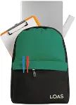 Loas L-EDU22 Yeşil Renk Okul Çantası/Sırt Çantası-9