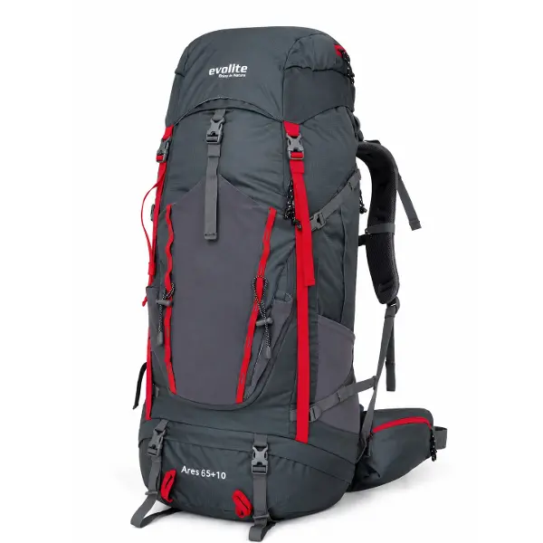 Evolite Ares 65+10L Sırt Çantası | Kamp ve Trekking Çantası