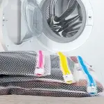 3 Adet Çamaşır Yıkama Filesi Renkli Fermuarlı 3 Boy (4745)-4
