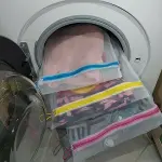 3 Adet Çamaşır Yıkama Filesi Renkli Fermuarlı 3 Boy (4745)-5