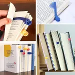 3’lü Otomatik Kitap Ayıracı – Akıllı Silikon Yer İmi Klips Seti, Okuma Severler İçin Pratik Kitap Aksesuarı (4745)-2