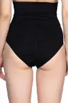 Siyah Double Yüksek Bel Çıtçıtlı Slip Korse-3