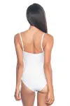Beyaz Desenli Body Korse-3