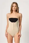 Ten Göğsü Açık Agraflı Body Korse-1