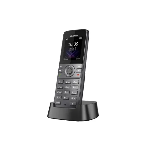 W73H, Dect, Kablosuz IP TELEFON, Siyah, 1.8" Renkli Ekran, 35 Saat Konuşma, 400 Saat Bekleme