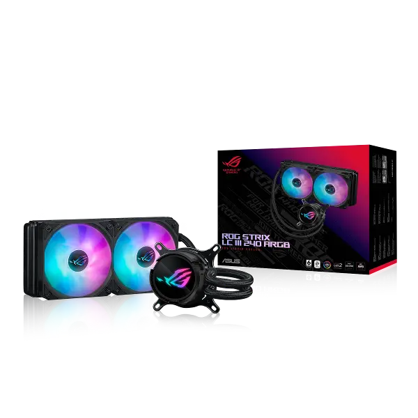 ROG STRIX LC III 240 ARGB 120MM2 RADYATÖR FAN CPU SIVI SOĞUTUCUSU