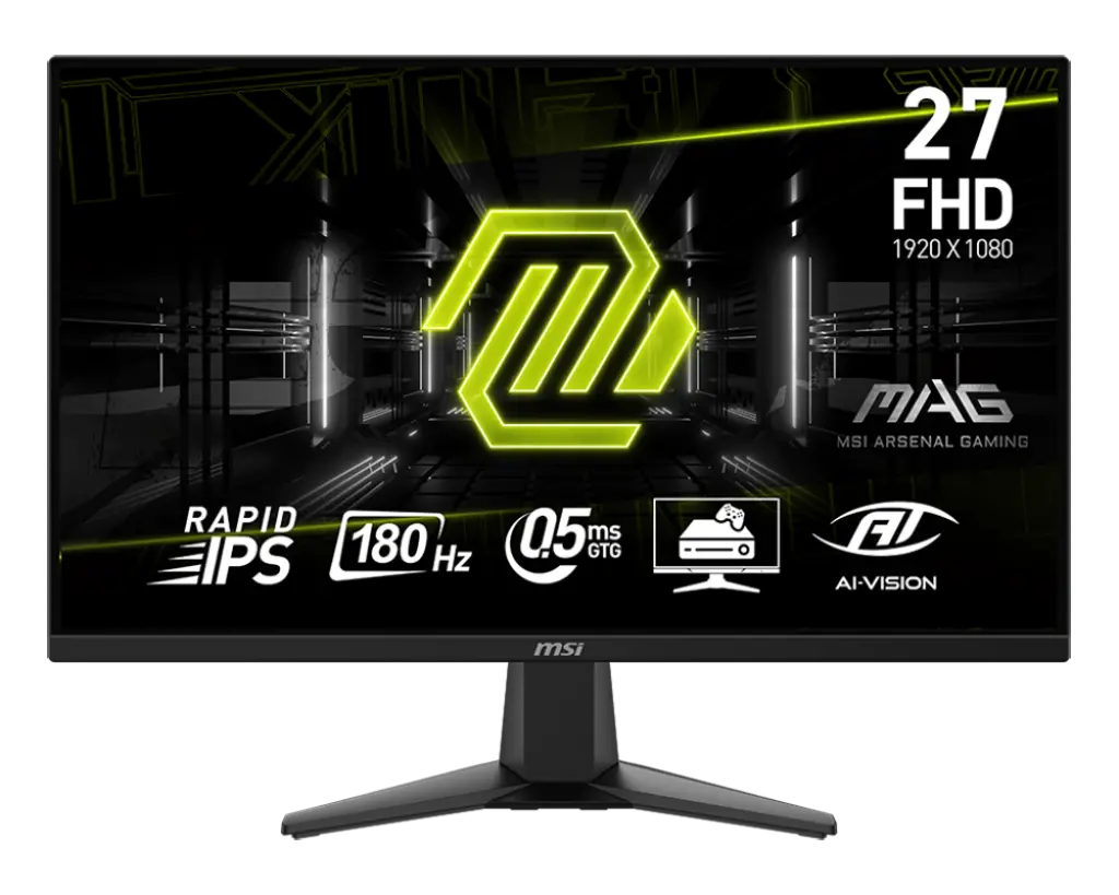 MAG 275F 27" 0.5ms 180Hz 1920x1080(FHD) IPS HDMI+DP Flat Gaming Monitör