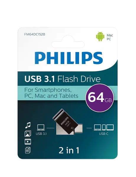 64GB USB3.1 TYPE-C 100/150 MB/S FM64DC152B/00