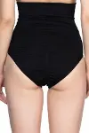 Siyah Double Yüksek Bel Çıtçıtlı Slip Korse-3