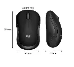 Logitech M220 Sessiz Kablosuz Optik Mouse M220 Siyah-2