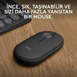 Logıtech M350s Pebble Mouse 2 Siyah 910-007015 M350S Siyah-2