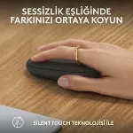 Logıtech M350s Pebble Mouse 2 Siyah 910-007015 M350S Siyah-4