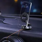 360° Döner Başlıklı Vakumlu Emişli Manyetik Telefon Tutucu – Güçlü Mıknatıslı, İz Bırakmaz (4745)-2