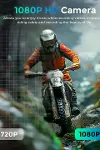 Bt68 Motosiklet Kask Bluetooth Kulaklık 1080p Kamera Ses Kontrolü Video Kayıt Özellikli intercom-2