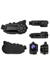 Bt68 Motosiklet Kask Bluetooth Kulaklık 1080p Kamera Ses Kontrolü Video Kayıt Özellikli intercom-4