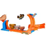 JBX64 Hot Wheels Monster Trucks Döngü ve Takla Bigfoot Oyun Parkuru-3