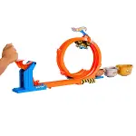 JBX64 Hot Wheels Monster Trucks Döngü ve Takla Bigfoot Oyun Parkuru-6