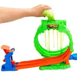 JMK91 Hot Wheels Monster Trucks Mutant Kaosu Çemberde Yarış Oyun Seti-3