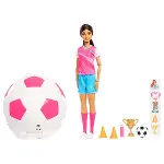 JMK20 Barbie Futbolcu Bebek ve Aksesuarları TEAM BARBIE Roll n Reveal-1