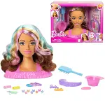 JFG82 Barbie Saç Tasarımı Büstü - Kahverengi Saçlı-1