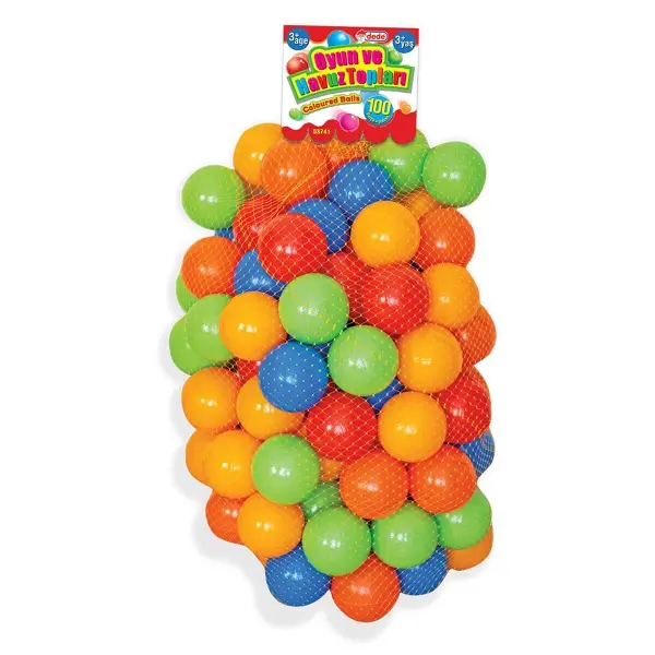 03741 OYUN HAVUZ TOPLARI 100 PRÇ FİLEDE 9 CM