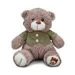 1014 Puffy Friends T Shirtlü Sevimli Peluş Ayı 43 cm-2