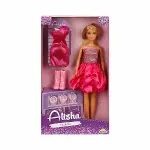 01423 SUN-RST-SIS-MNK- Alisha Gece Elbiseli Bebek Seti 29cm - Sunman-3