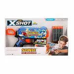 36648 X-Shot Skins Flux Sonic The Hedgehog 8 Mermili Sünger Dart Atan Silah 21 cm -Sunman-1