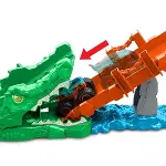 JJN45 Hot Wheels Monster Trucks Timsahı Devir Oyun Seti-5
