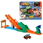 JJN45 Hot Wheels Monster Trucks Timsahı Devir Oyun Seti-1